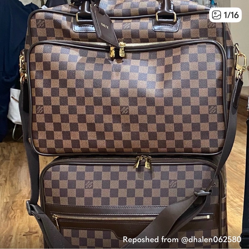 Louis Vuitton Luxury Brown Damier Luggage